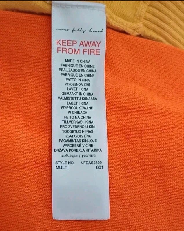 Never Fully Dressed Never Fully Dressed Holiday Multicolour Relaxed Jumper - size XL