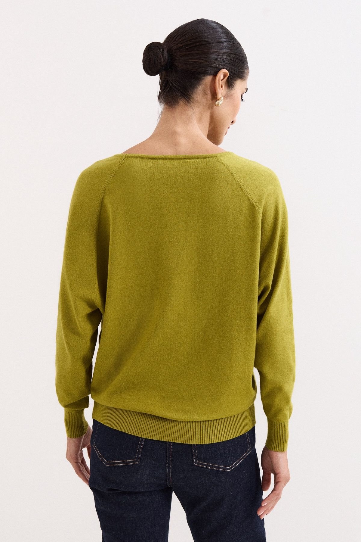 Phase Eight Phase Eight Women's Senita Knit Jumper in Olive - 4