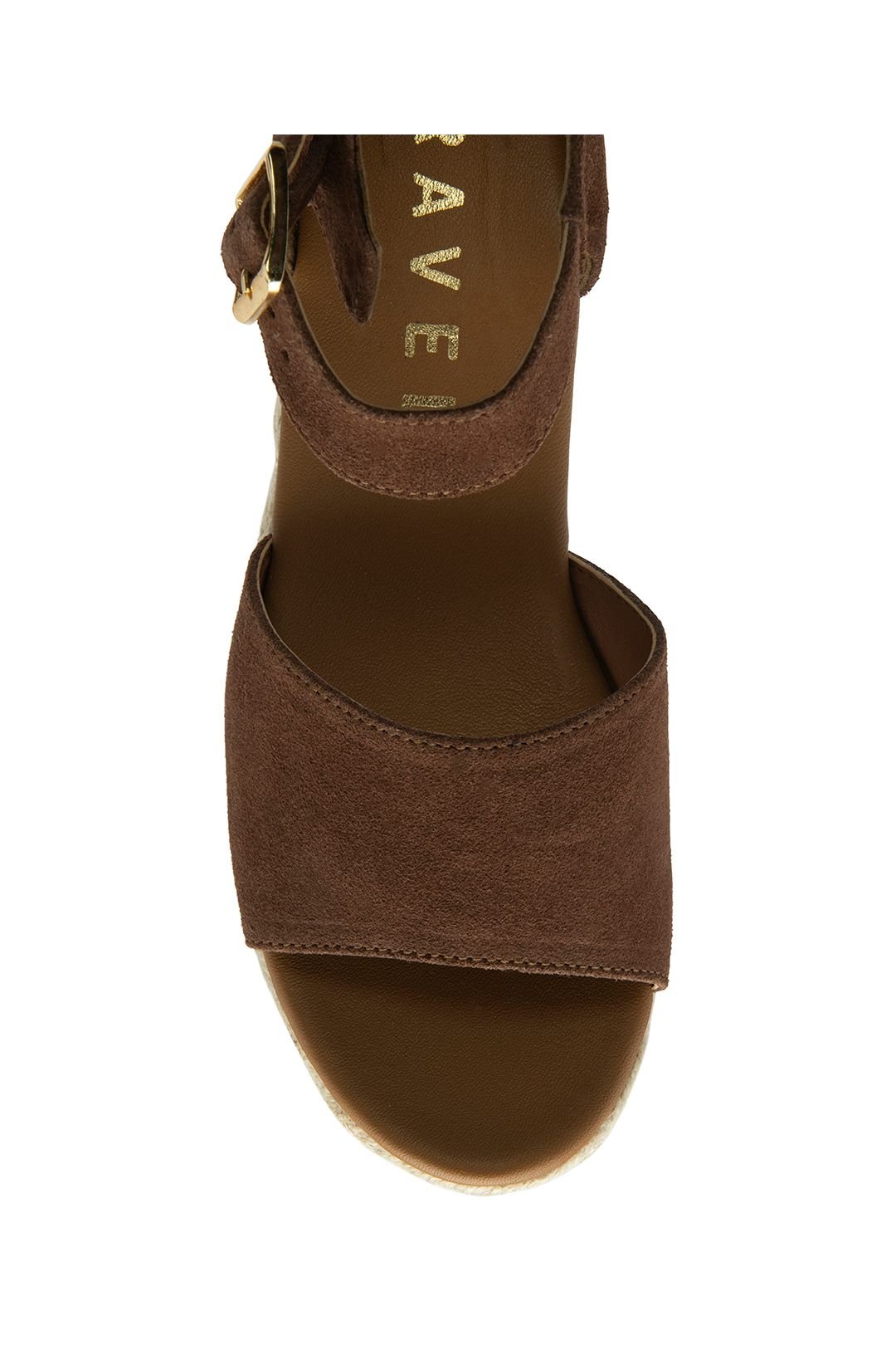 Ravel Ravel Women's 'Belby' Suede Wedge Sandals in Brown - 4