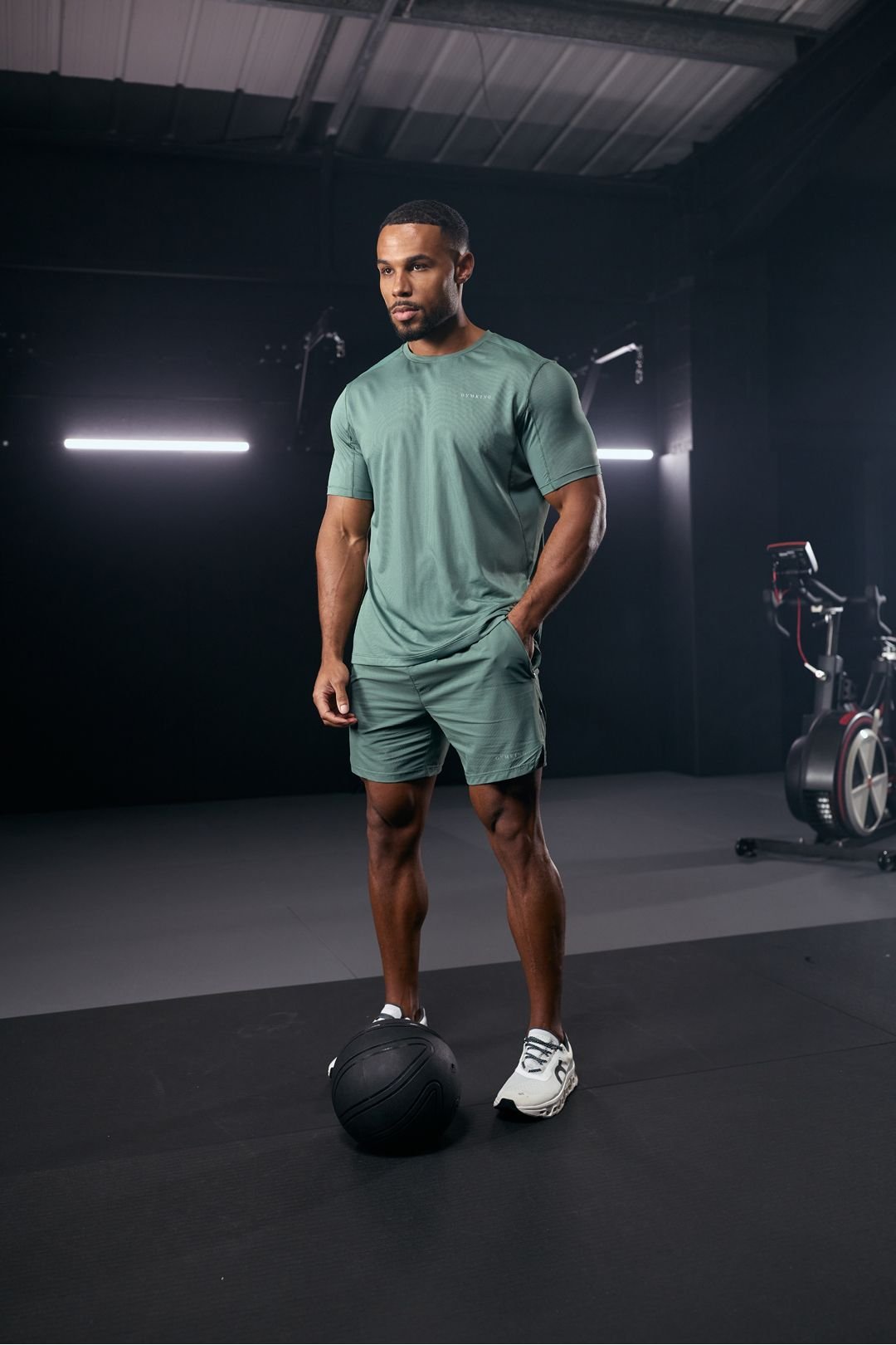 Gym King GYM KING Men's Energise Tee Willow Green - 3