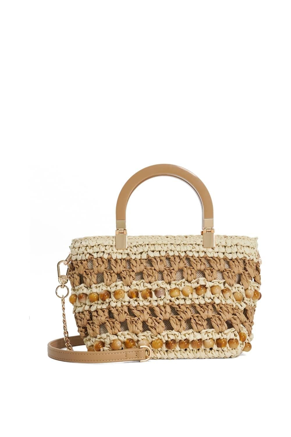 Dune London Dune London Natural Raffia Grab Bag