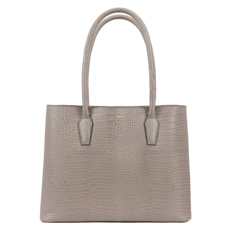 Paul Costelloe Paul Costelloe Women's Halti Leather Shoulder Bag in Grey - 1