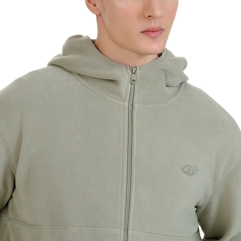 4F 4F Men's M321 Full Zip Hoodie in Green - 4