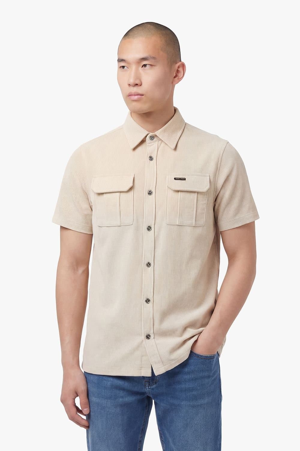 Luke 1977 Luke 1977 Men's Lye Cord Shirt in Stone