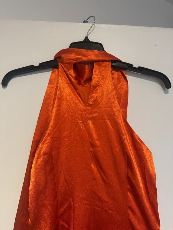 Virgos lounge Virgos Lounge Halter Neck Maxi Evening Dress UK 12 / EU 40 / US 8