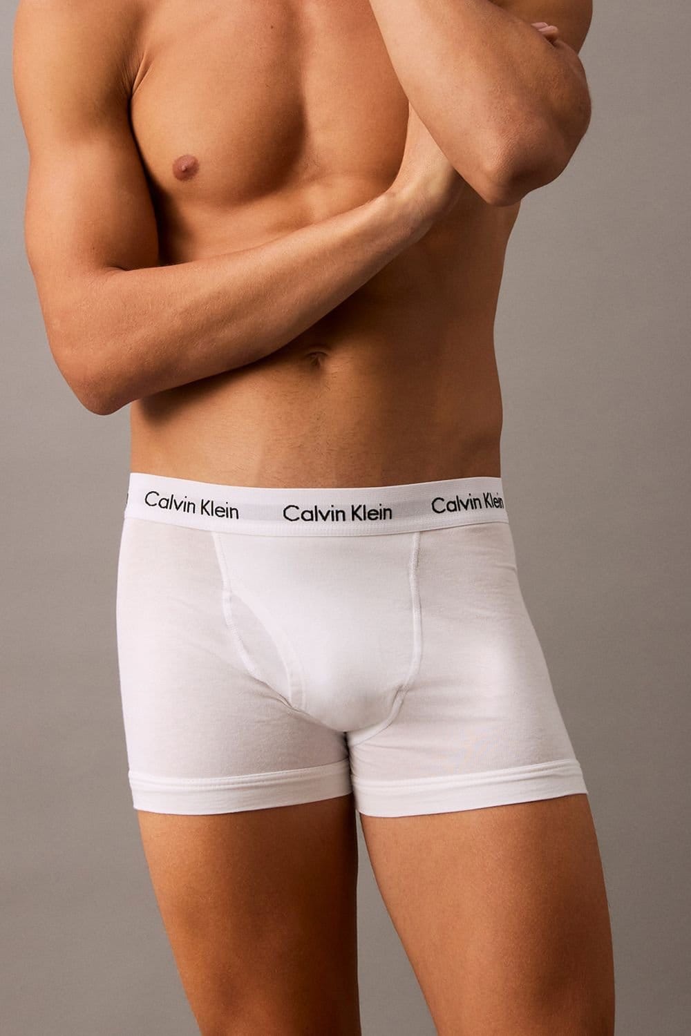 Calvin Klein Calvin Klein Men's Relaxed Trunk 3Pk Black/White/Grey Heather - 4