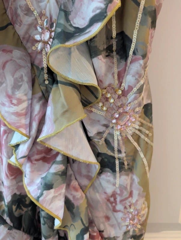 ASOS Design 🌸 ASOS Design Floral Embellished Maxi Dress – UK 12 (Never Worn) 🌸