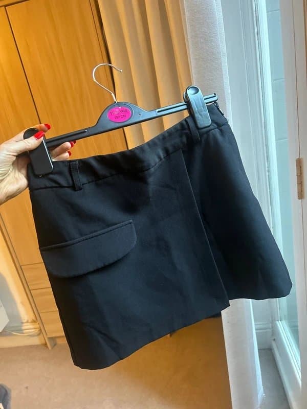 Primark Black mini skirt with fake pocket