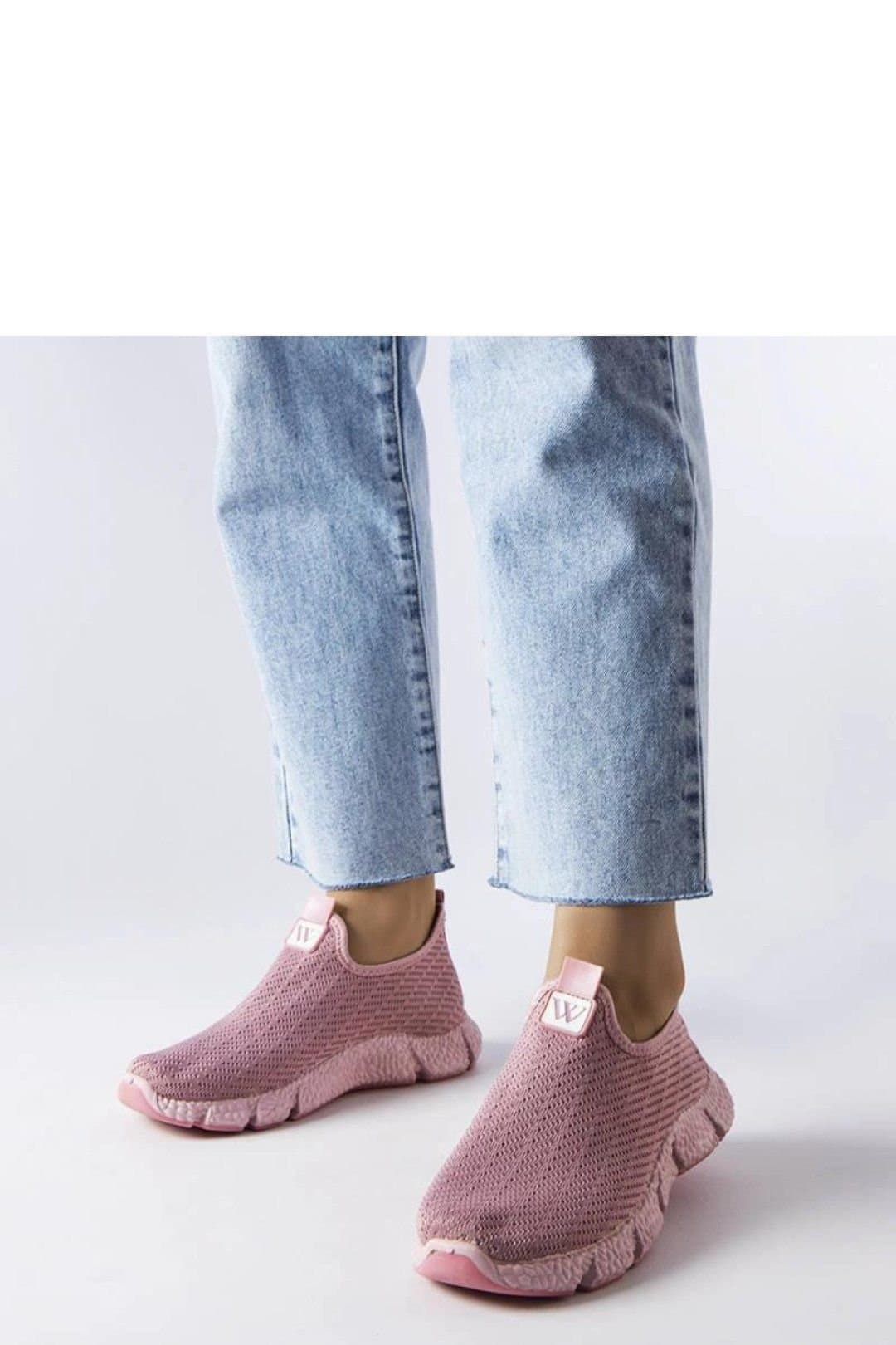 Love Lace Love Lace Pink Rubber Slip-On Sneakers