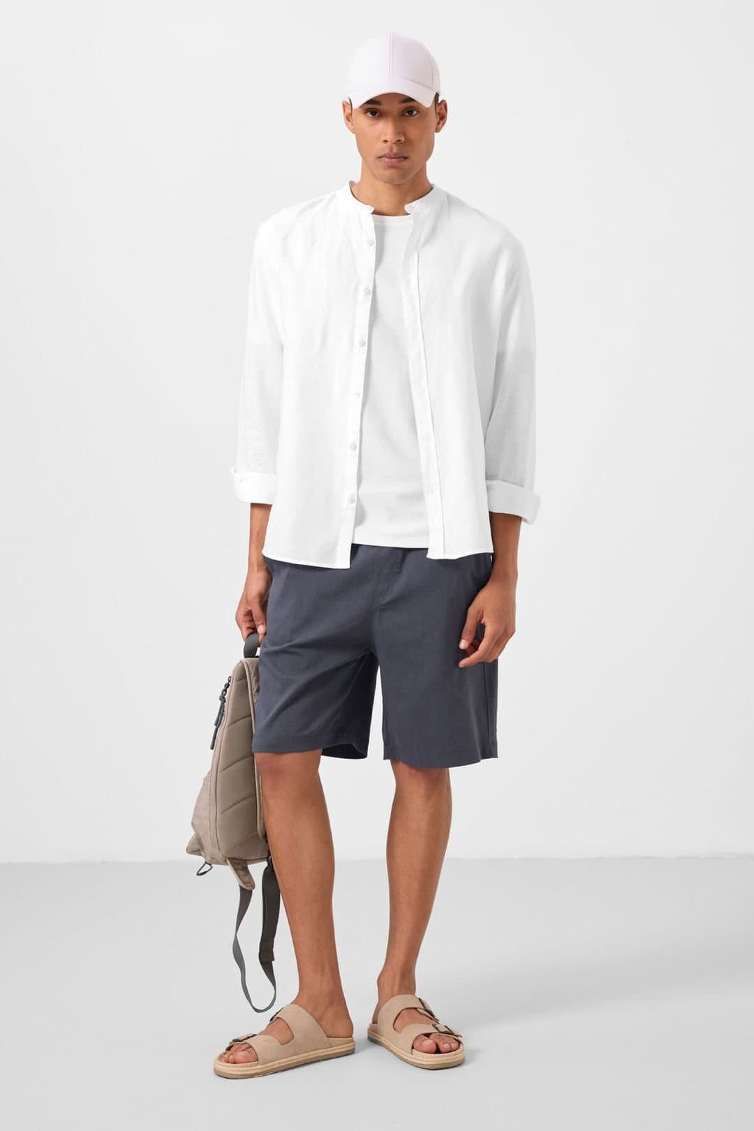 Tommy Life Tommy Life Men's Chino Shorts in Charcoal