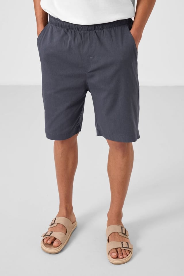 Tommy Life Tommy Life Men's Chino Shorts in Charcoal - 2