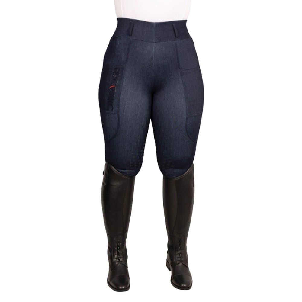 HYCONIC HYCONIC Men's Valloria Denim Look Horse Riding Tights in Navy