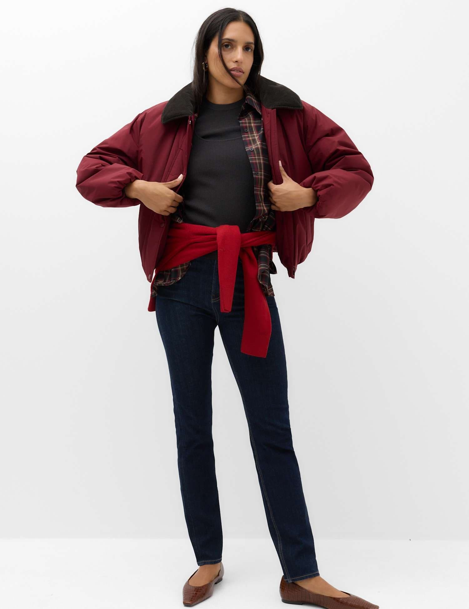 Marks & Spencer M&S Sienna Sculpt High Waisted Jeans Indigo Mix