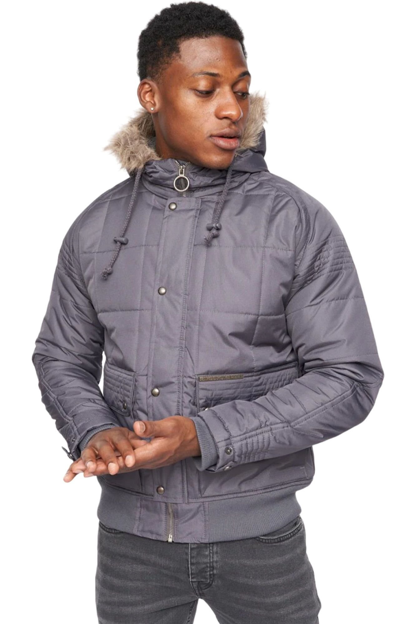 Ringspun Ringspun Men's Max Jacket in Charcoal - 1