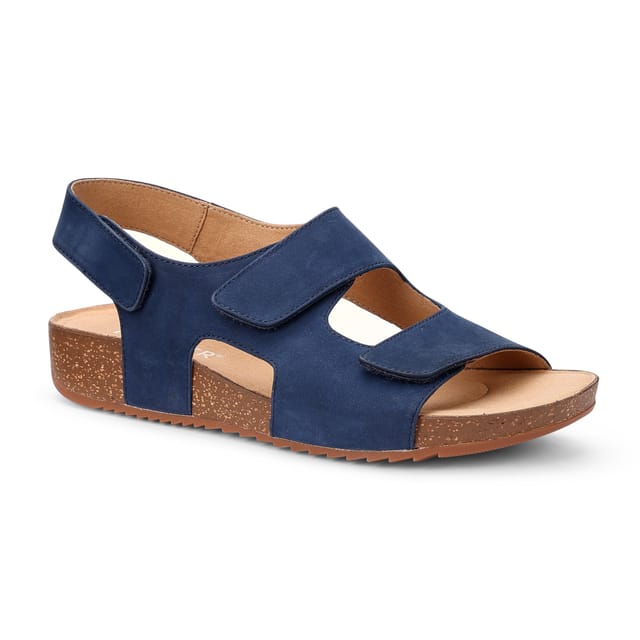 Hotter Hotter Women's Extra Wide 'Explore' Sandals in Navy - 2
