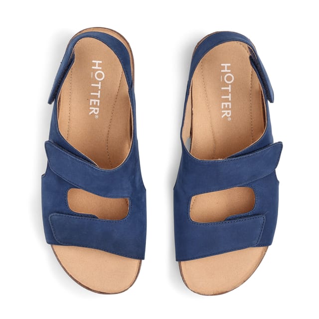 Hotter Hotter Women's Extra Wide 'Explore' Sandals in Navy - 3