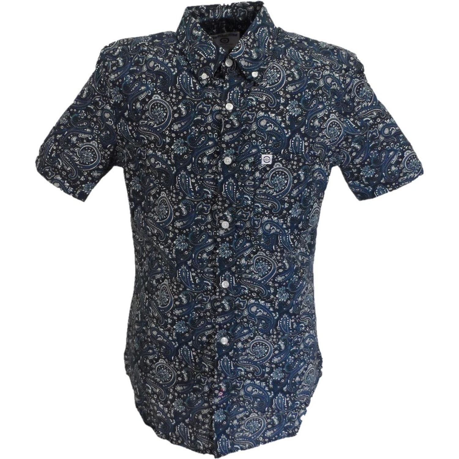 Lambretta Lambretta Men's Paisley Shirt in Black
