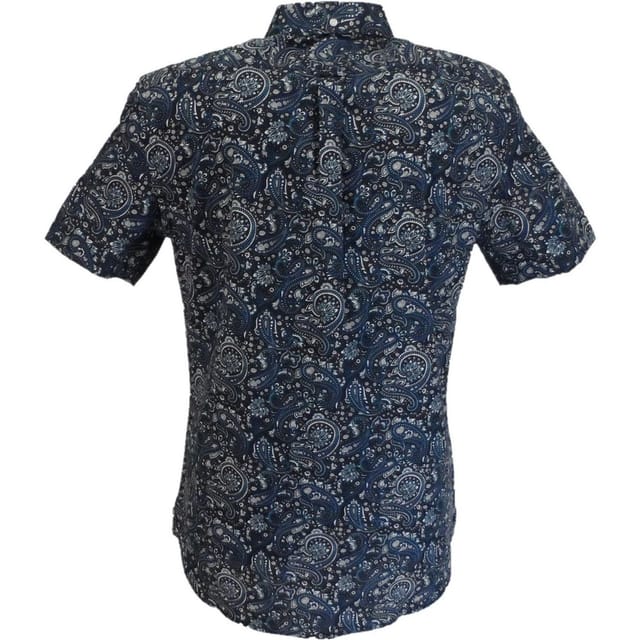 Lambretta Lambretta Men's Paisley Shirt in Black - 2