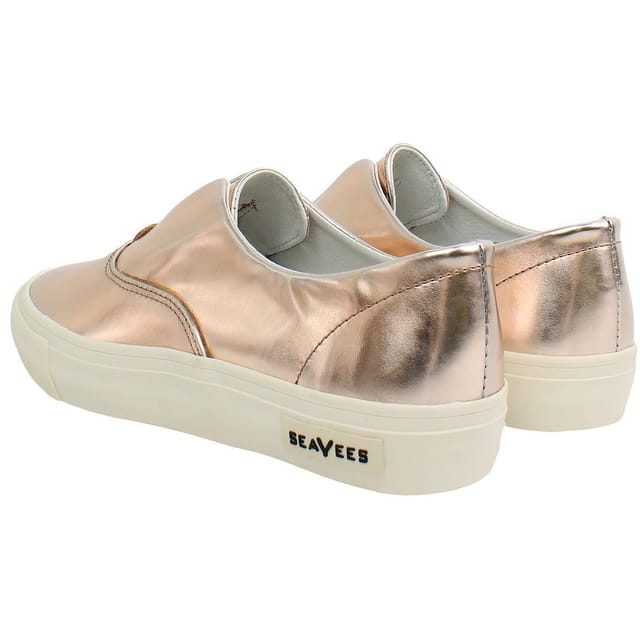 Seavees Seavees Women's Sunset Strip Slip-On Pink Smooth Leather Shoes - 3