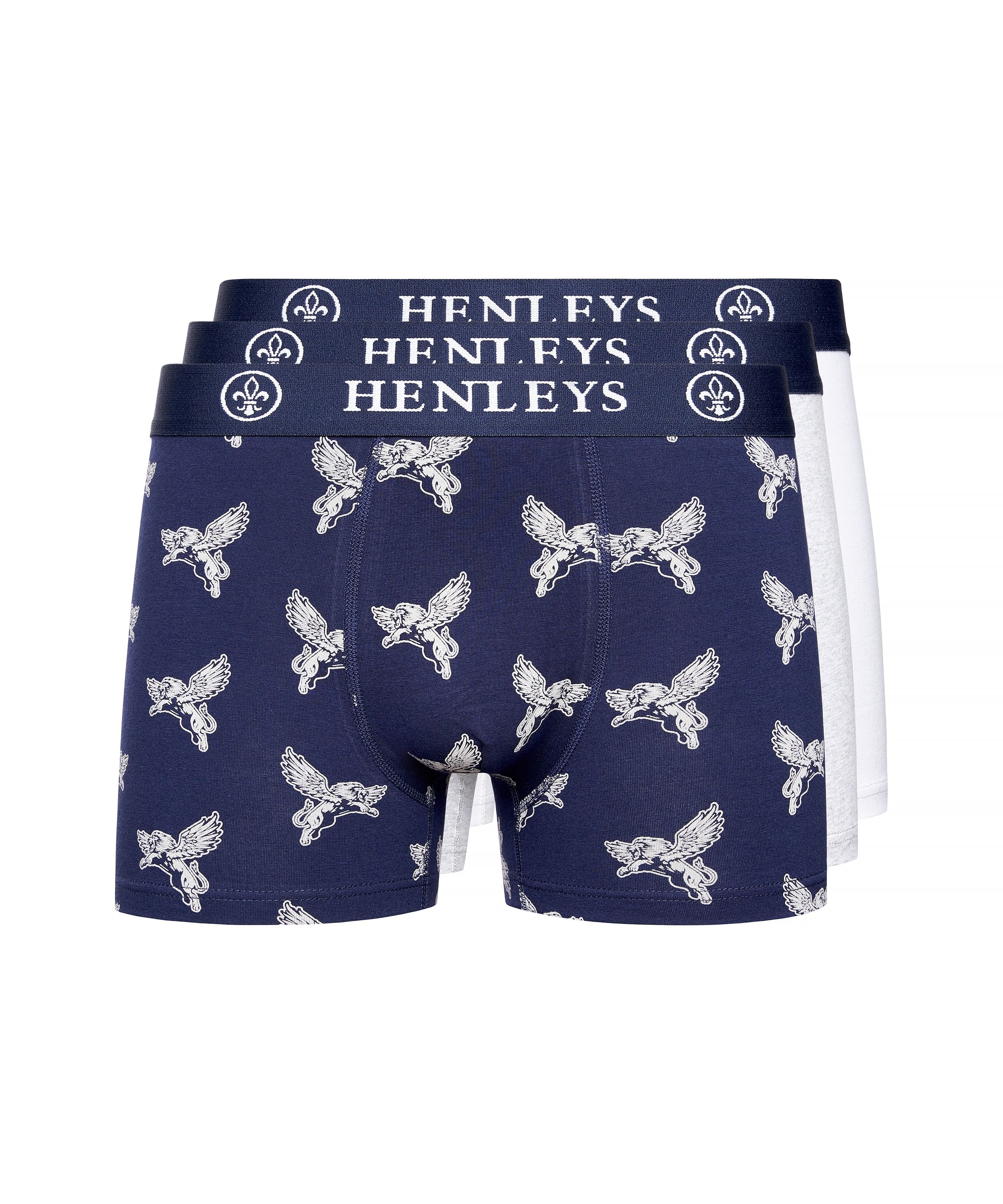 Henleys Henleys Men's Lionwing Boxers 3pk - 2