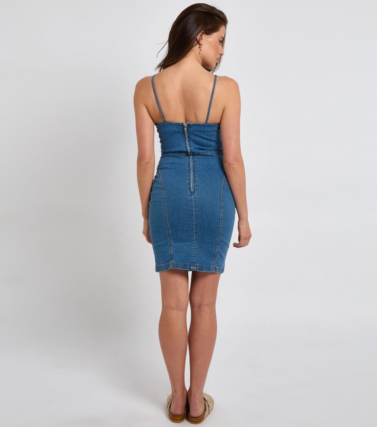Urban Bliss Women's Blue Denim Dress Urban Bliss New Look - 4