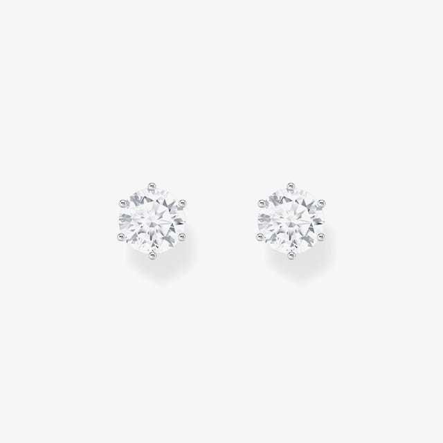 Thomas Sabo THOMAS SABO Women's Sterling Silver Zirconia Stud Earrings H2301-051-14 - 2
