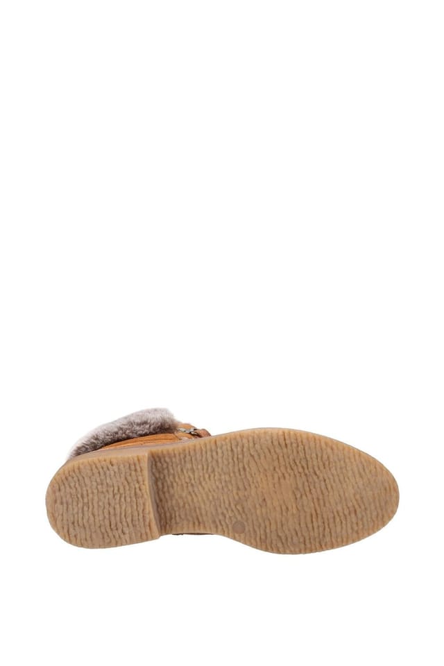 Hush Puppies Hush Puppies Women's 'Florence' Leather Mid Boots in Tan - 3