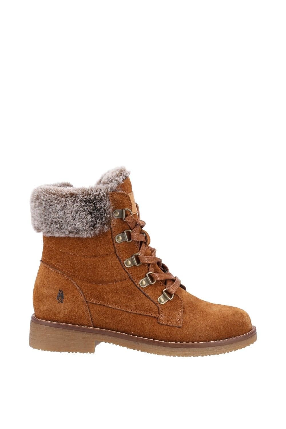 Hush Puppies Hush Puppies Women's 'Florence' Leather Mid Boots in Tan - 4