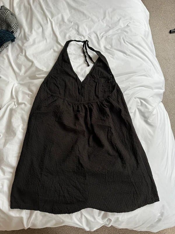 ASOS Black Halter Neck ASOS Playsuit