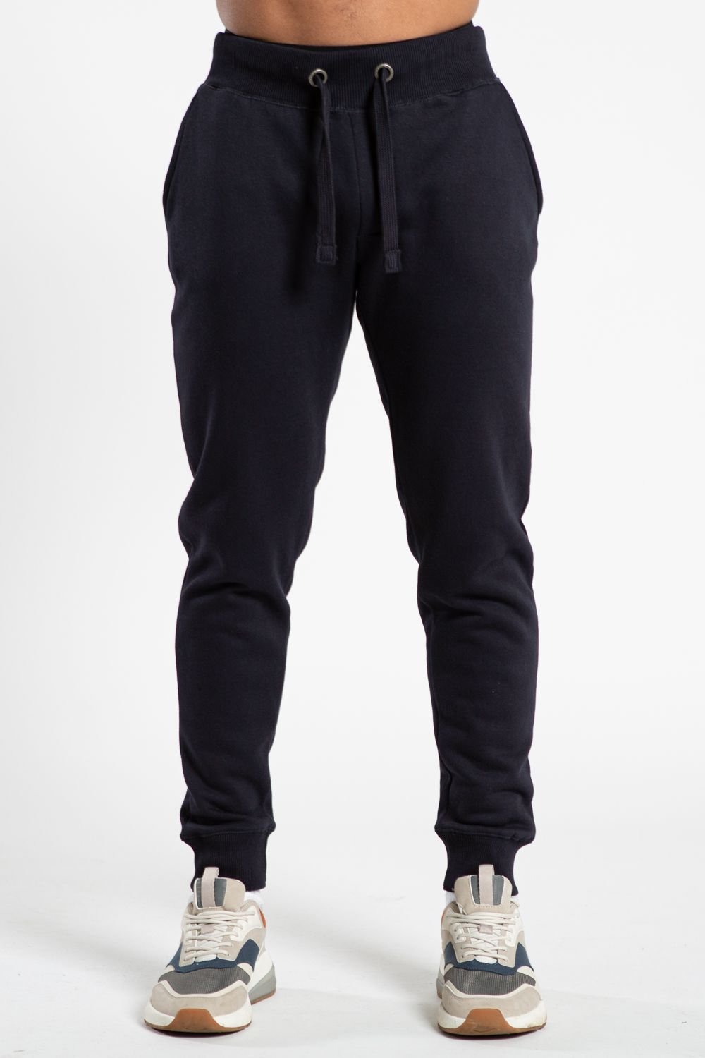 French Connection French Connection Men's Cotton Blend Joggers in Navy - 3