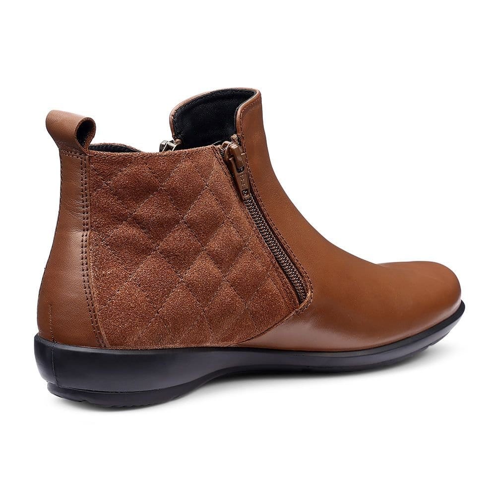 Hotter Hotter Women's 'Winchester' Quilted Boots in Tan - 4