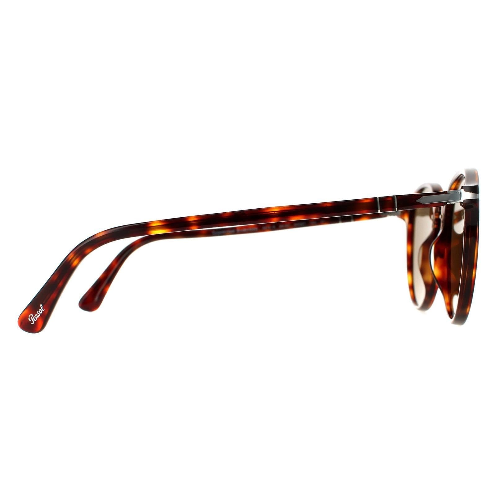 Persol Persol Men's Oval Havana Brown Polarised Sunglasses - 4
