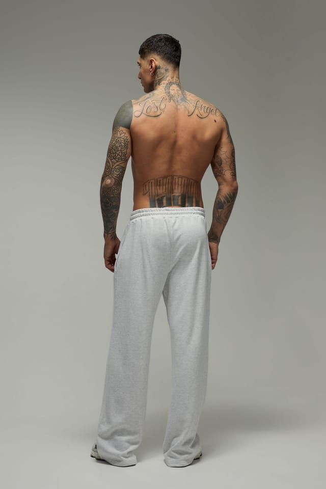Training Dept. Training Dept. Men's Tall Training Dept Wide Leg Loopback Jogger in Grey Marl - 2