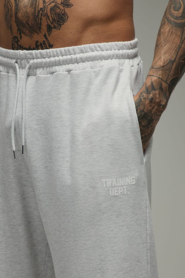 Training Dept. Training Dept. Men's Tall Training Dept Wide Leg Loopback Jogger in Grey Marl - 3