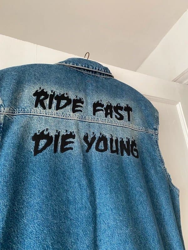 ASOS Sleeveless denim jumpsuit