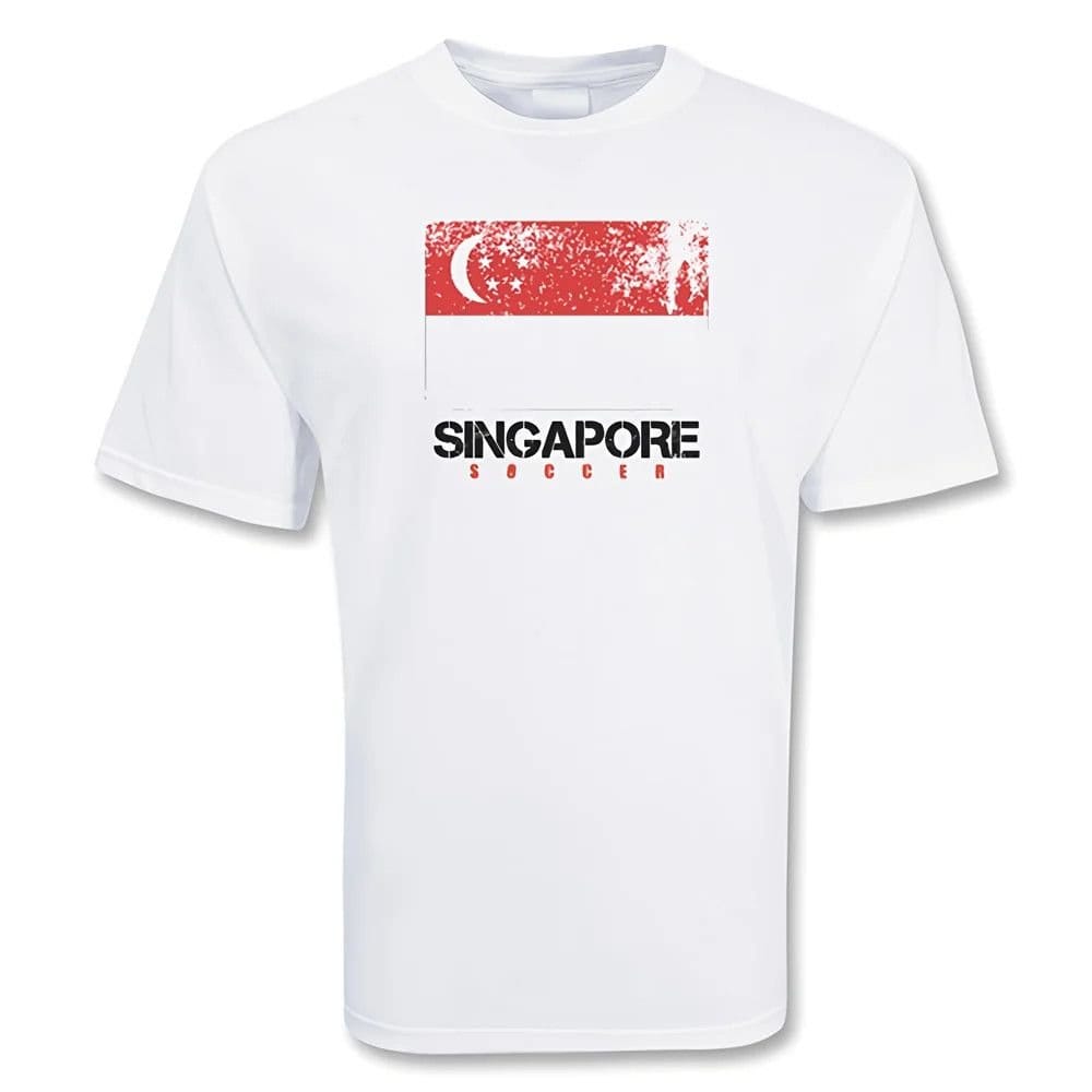 Singapore Men's Football T-Shirt in White