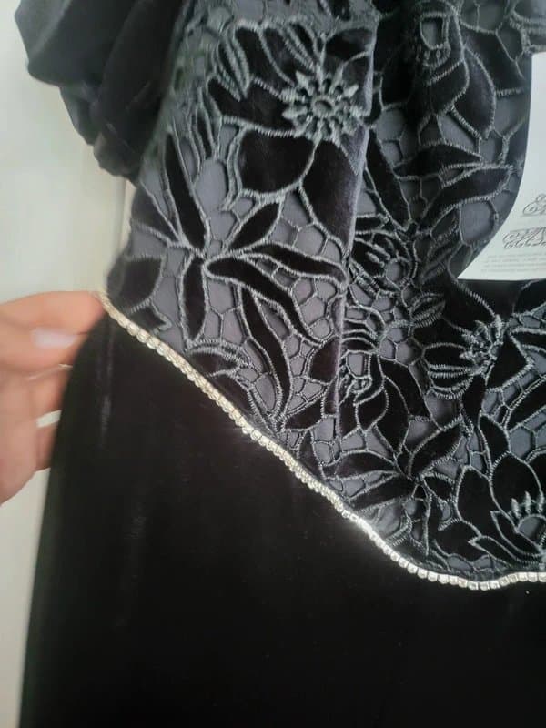 Never Fully Dressed Never fully dressed velvet Black jumpsuit