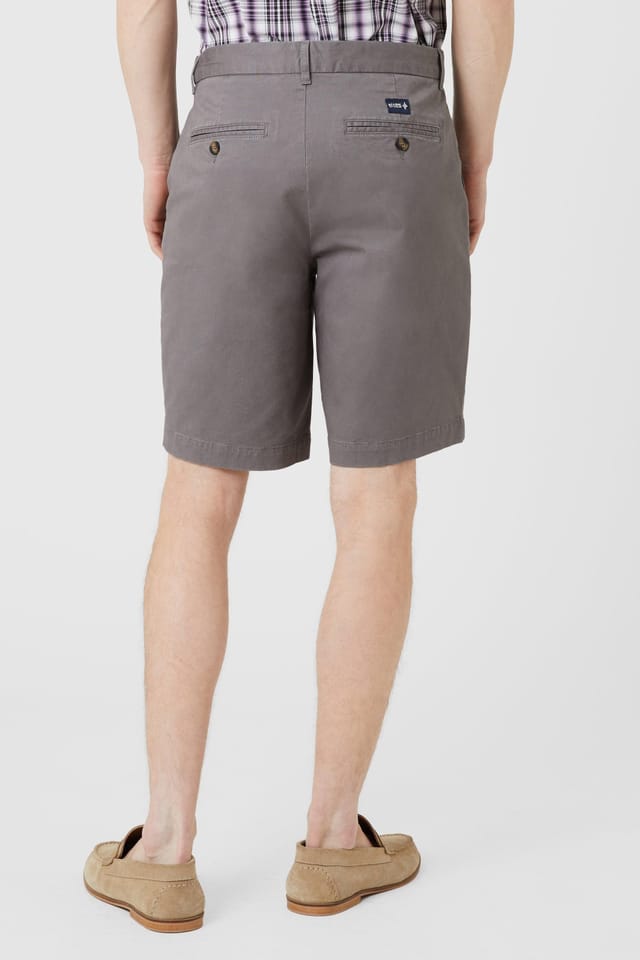 Maine Maine Men's Premium Chino Short in Grey - 3