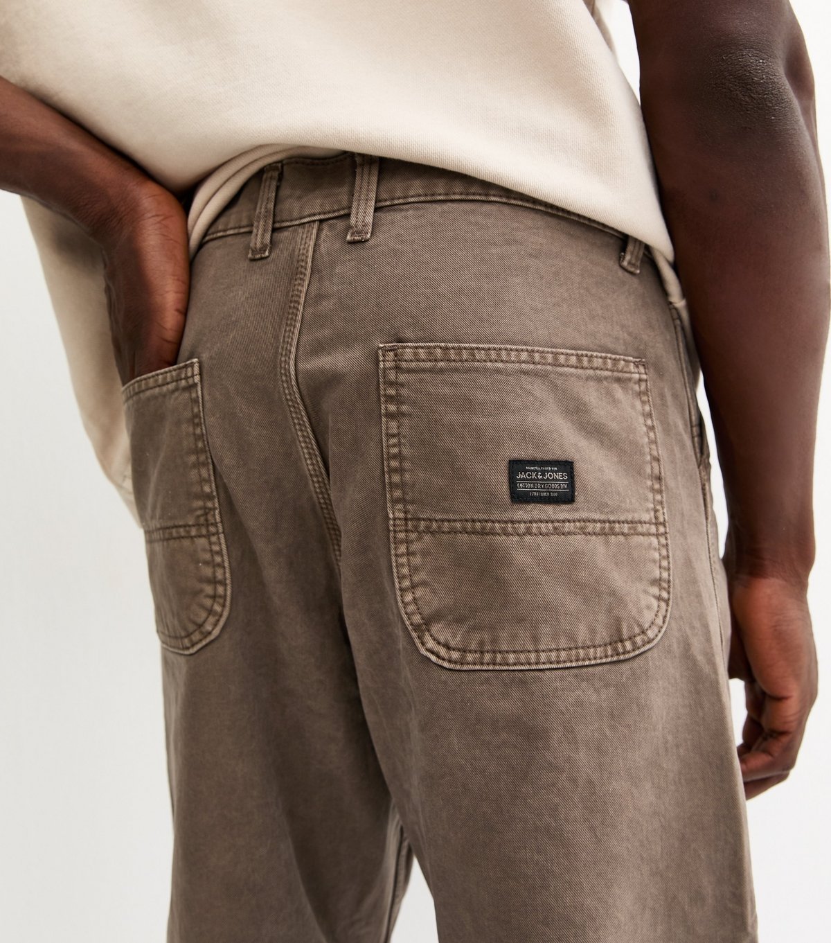 jack & jones Men's Dark Brown Regular Faded Straight Leg Jeans Jack & Jones New Look - 2