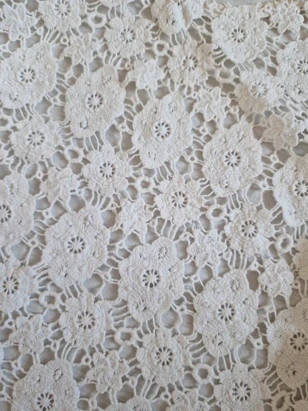 Topshop Summer crochet top size 10 white ivory floral see through