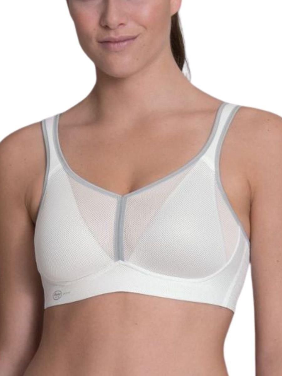 Anita Anita Women's Active Air Control Deltapad Sports Bra in White - 3