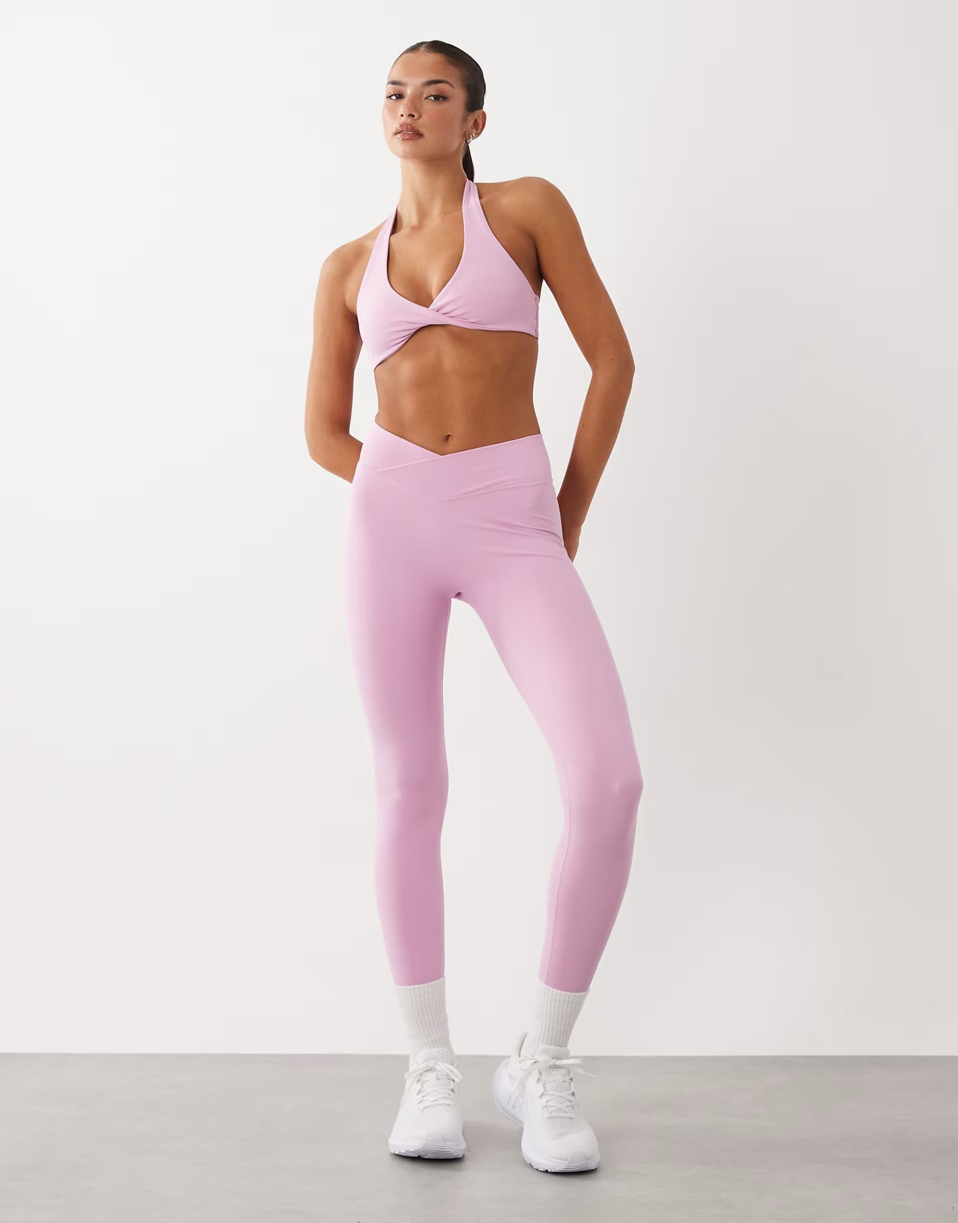 ASOS Bo+Tee 3 part co-ord in dusty pink