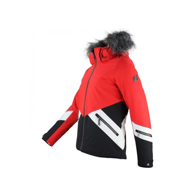 Peak Mountain Peak Mountain Women's Ski Jacket in Red - 3