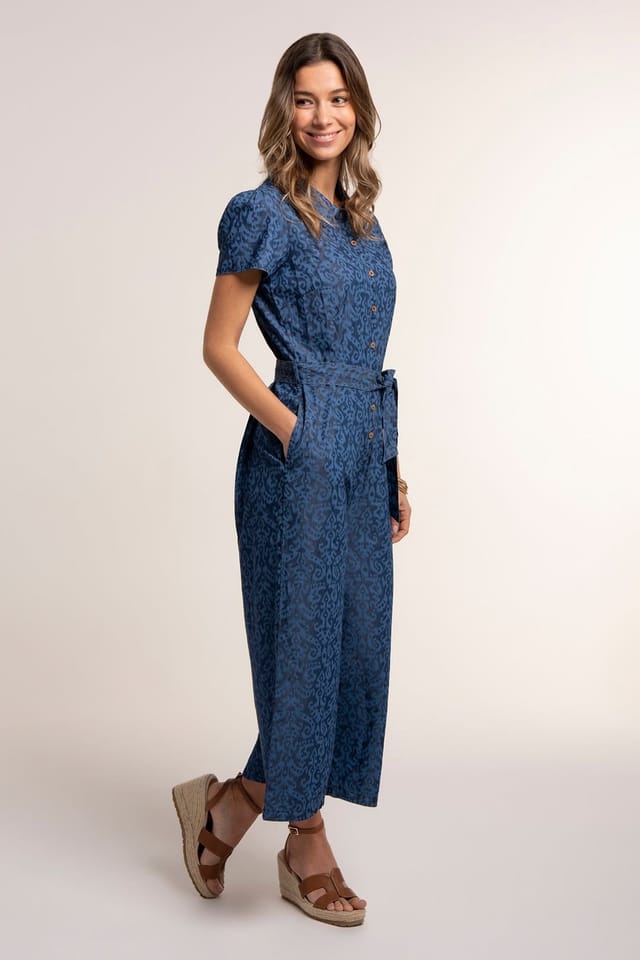 Brakeburn Brakeburn Women's BUZIOS JUMPSUIT in Blue - 3