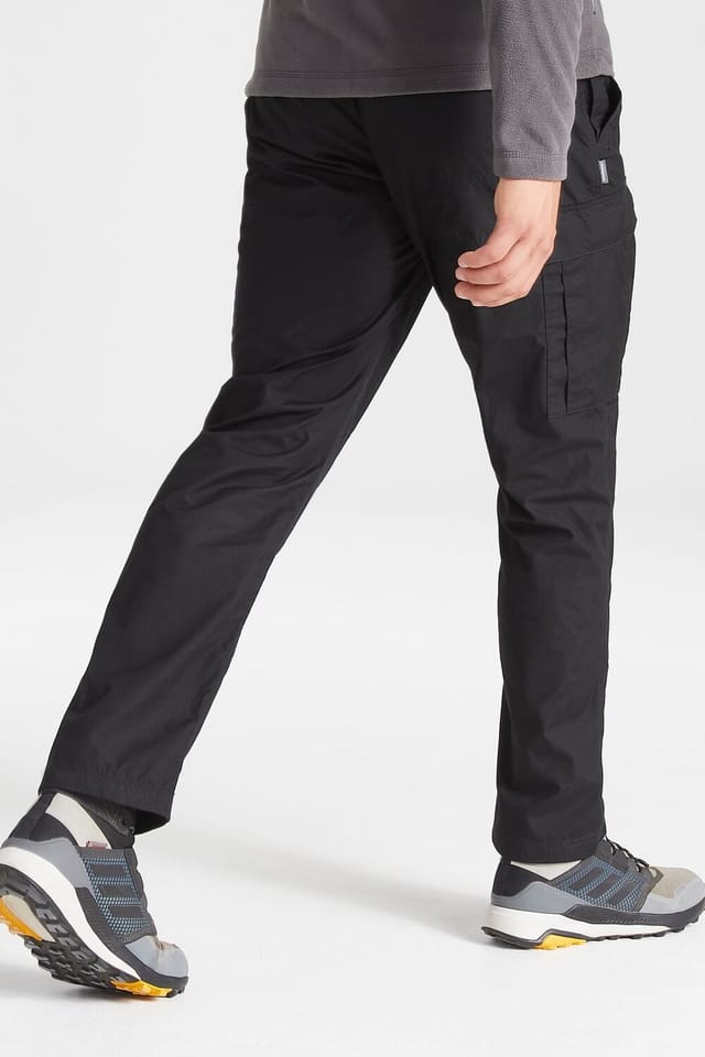 Craghoppers Craghoppers Men's Expert Kiwi Active Anti-Insect Practical Workwear Walking Trousers in Black - 2