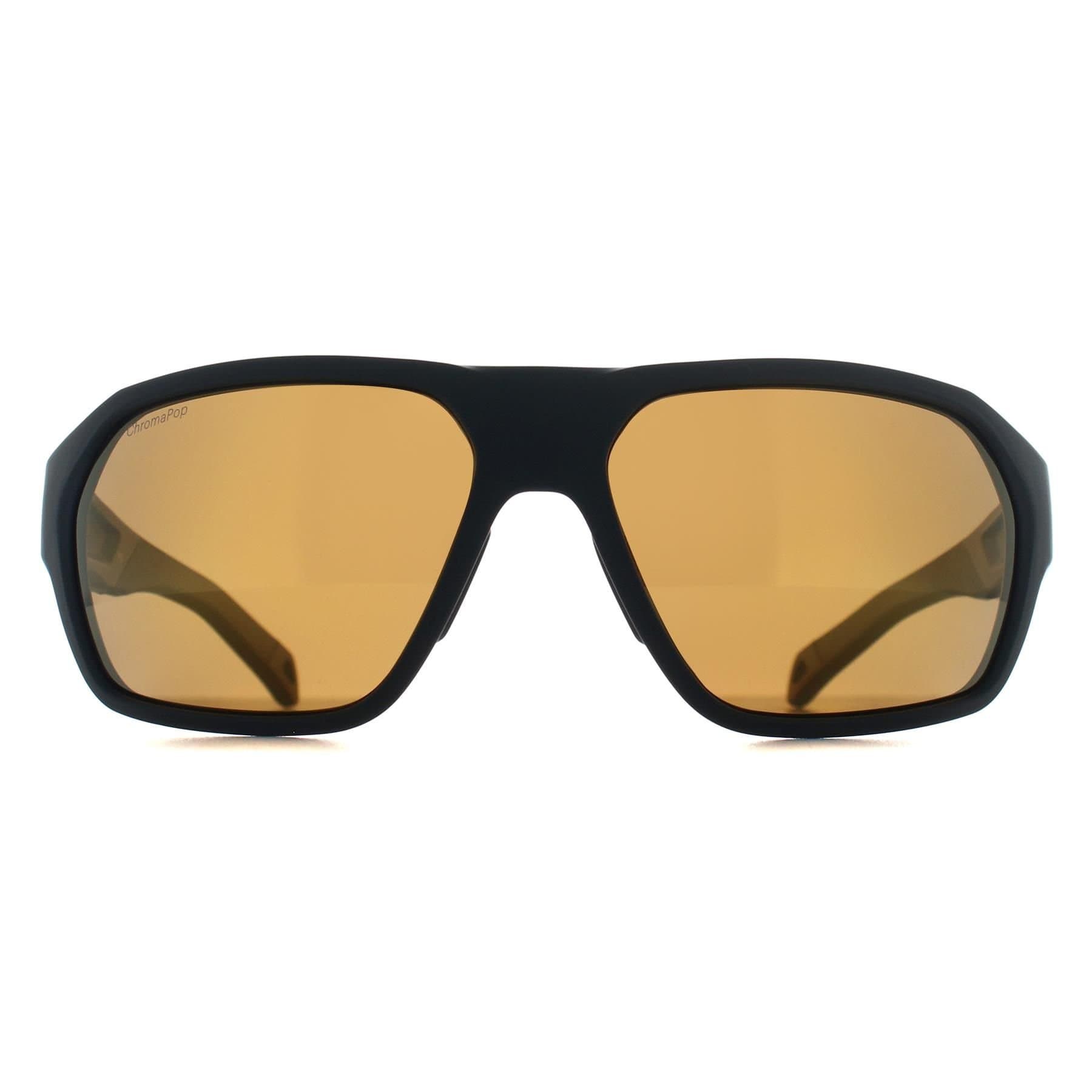 Smith Smith Men's Wrap Matte Grey Bronze Mirror Polarized Chromapop Deckboss