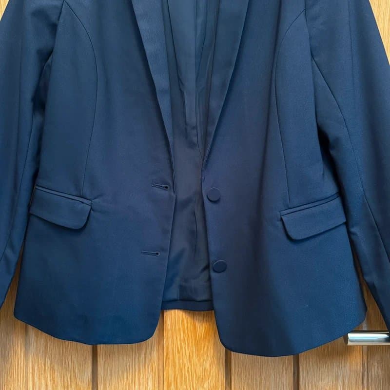 Vila Women’s VILA Navy Suit Jacket Blazer - EU 38 (UK 10-12)