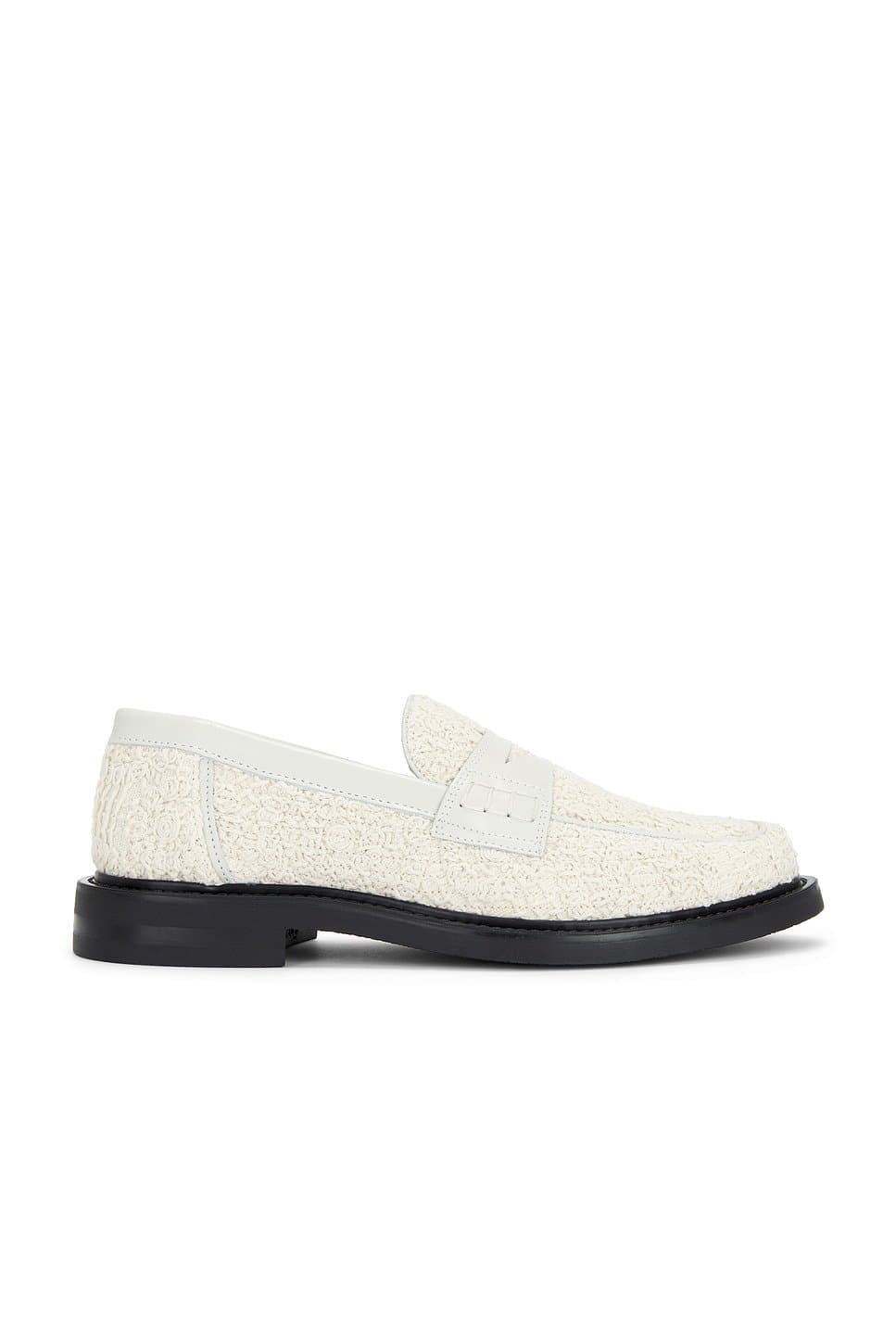 revolve Revolve Crochet Loafer in Beige