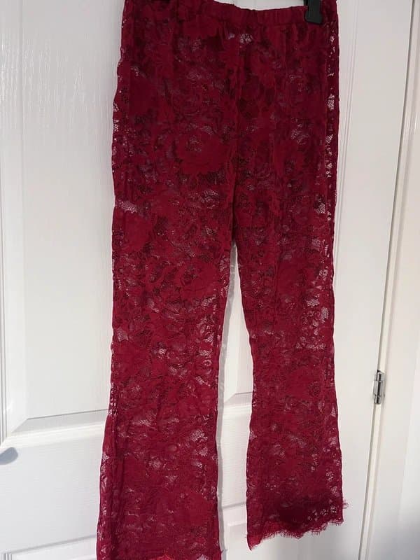 Never Fully Dressed Never Fully Dressed Petite Lace Trousers
