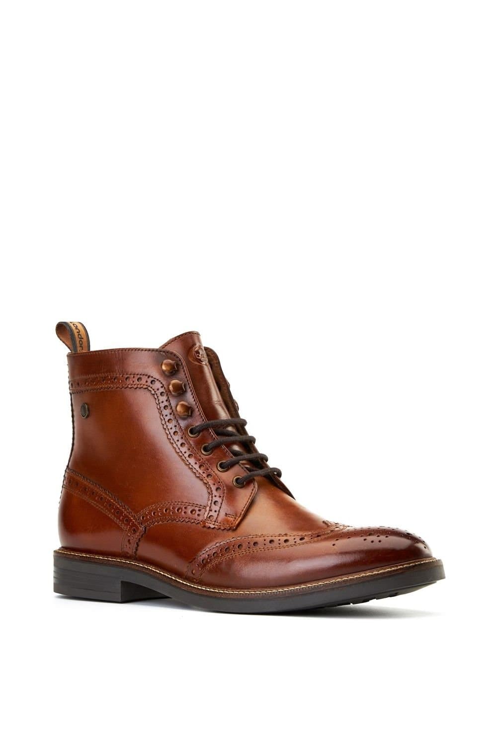 Base London Base London Men's Bristol Brogue Boot in Tan
